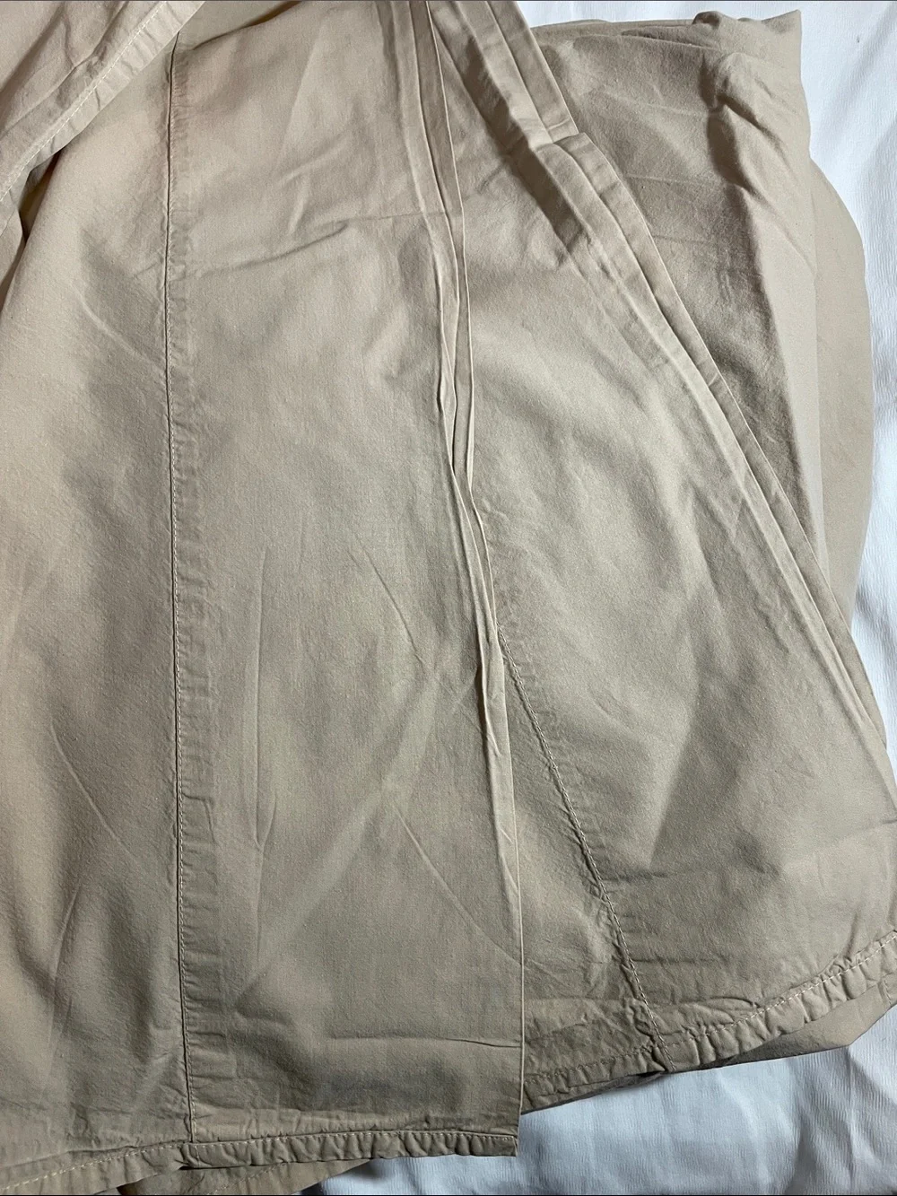 Parachute Tan 100% Organic Cotton Full/Queen Sheets (flat & fitted)